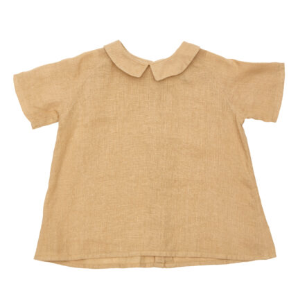 As We Grow Örk ljós Linen skyrta (Camel)