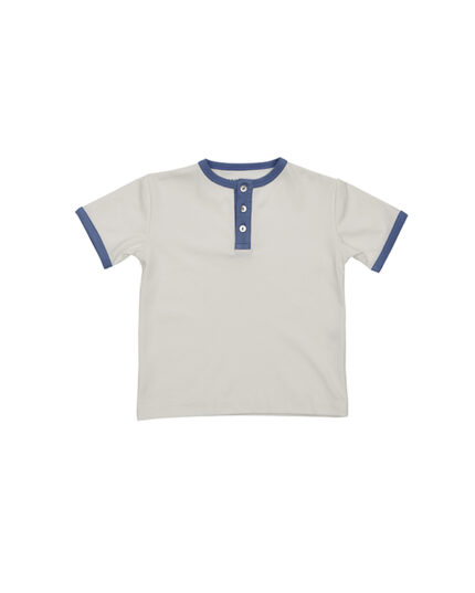As We Grow Pima stuttermabolur (White)