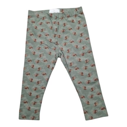 Fixoni grænar leggings með sporum