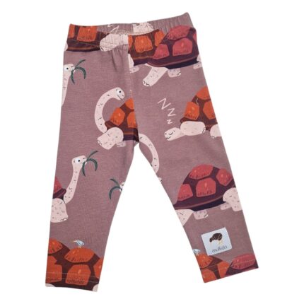 Brúnar leggings skjaldbökur